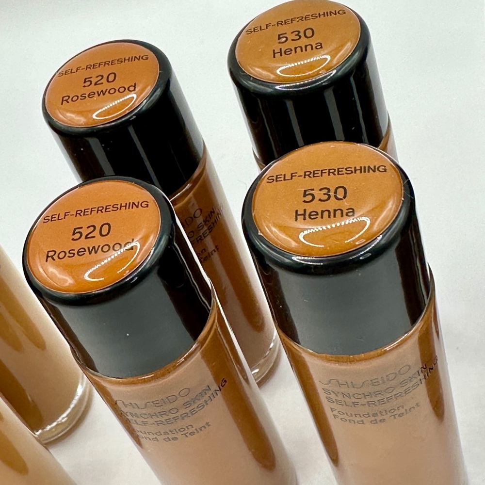 Shiseido Synchro Skin Foundation LOT - 6 Diverse Shades Collection YOU TAKE ALL! - Picture 6 of 9